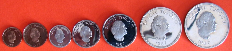 1967 MUENZSATZ QUEEN SALOTE 001