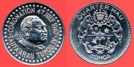 1967 QUARTER HAU CORONATION COIN MONOGRAMM 003