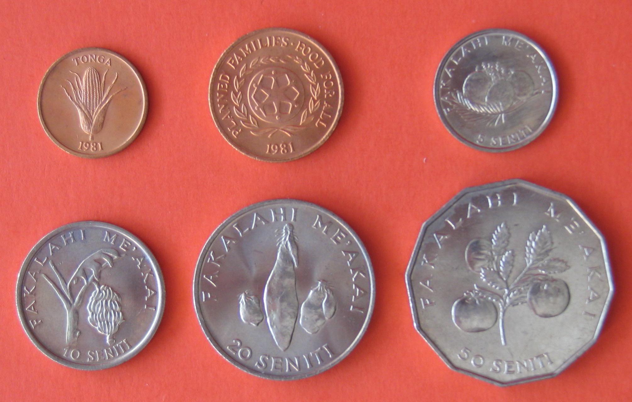 TONGA 1981 NOMINAL - SATZ - ST